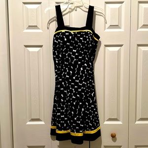 Black and white dress